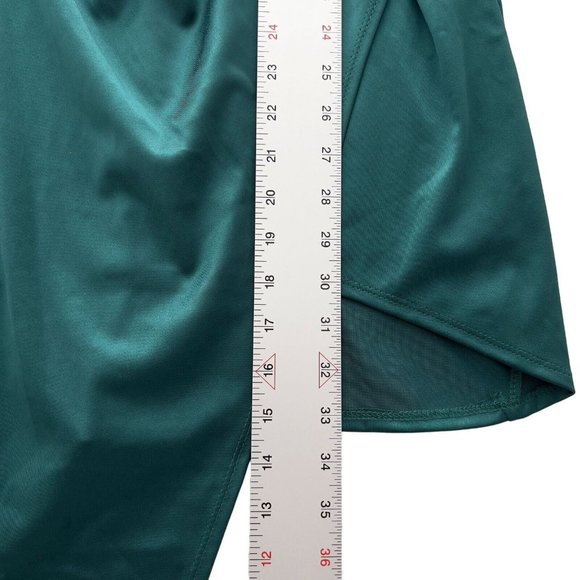 EMERALD SUNDAE Asymmetrical-Hem Dress Size Medium Green - 0024 - Picture 3 of 10